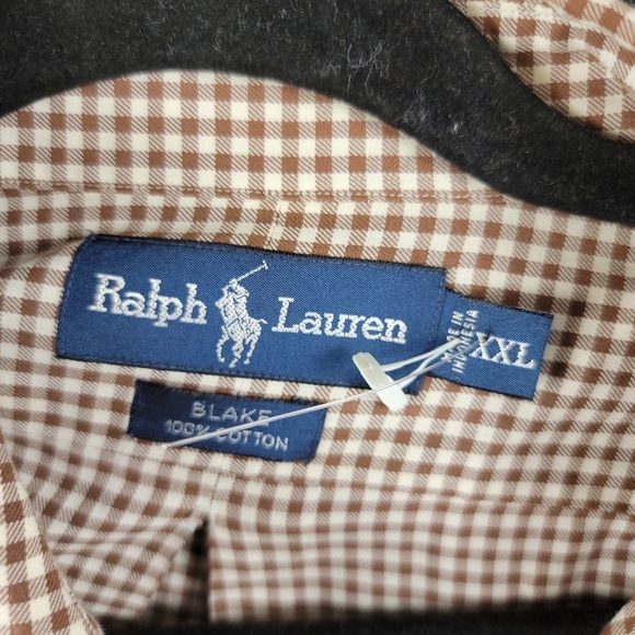 Ralph Lauren Brown Casual Button Down Shirt - Picture 2 of 6